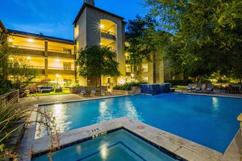The courts at preston oaks apartment homes year round spa hot tub